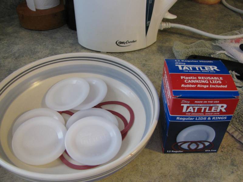tattler lids and rings.