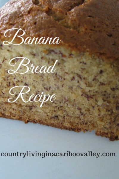 Close up of a sliced loaf of banana bread.