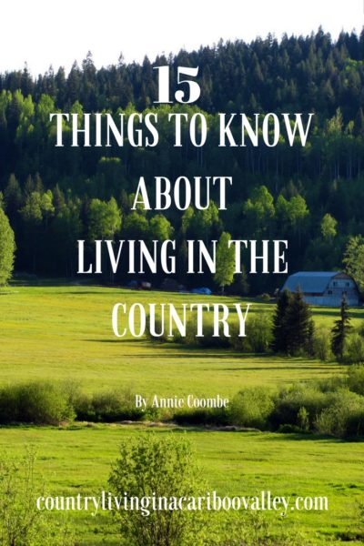 15 thing to know about living in the country, self sufficiency, homesteading, country living