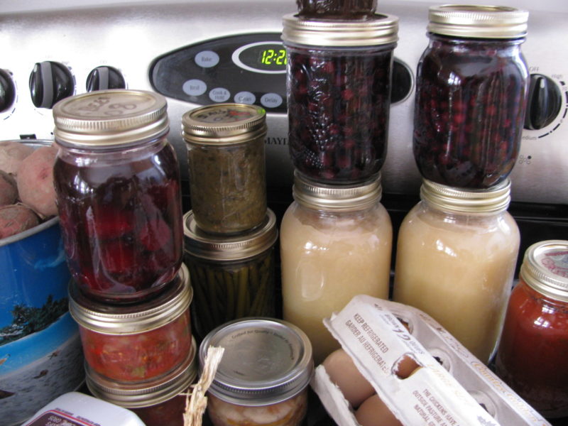 Shop from your pantry all winter long. #canning #food #garden
