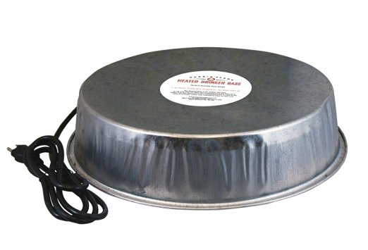 Heated Poultry Waterer Base with cord.