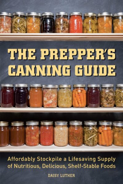 Cover of Prepper's Canning Guide book.