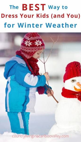 a warmly dressed child making a snowman
