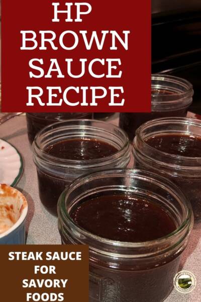 HP Brown Sauce in small jars